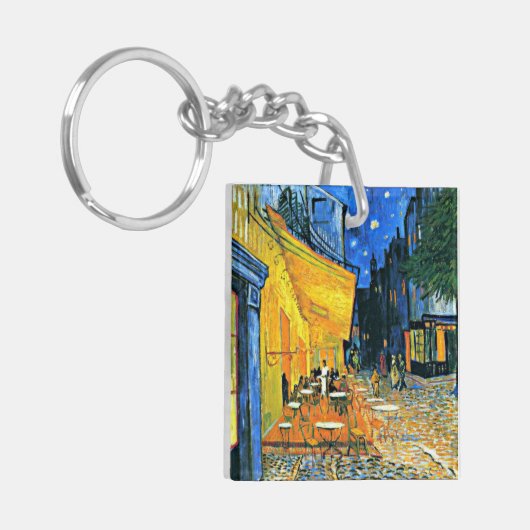 Van Gogh - Caféterras, Sleutelhanger (Voorkant Links)