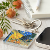 Van Gogh - Caféterras, Sleutelhanger (Voorkant Rechts)