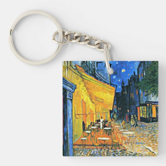 Van Gogh - Caféterras,  Sleutelhanger (Voorkant)