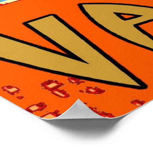 Van Gogh Cat Poster (Hoek)