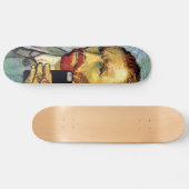 Van Gogh Cellphone Selfie Self Portret Spoof Persoonlijk Skateboard (Horizontaal)