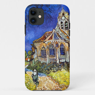 Van Gogh Church bij Auvers iPhone 11 Hoesje