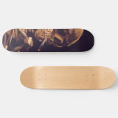 Van Gogh: Cigaret, schedel Skateboard (Horizontaal)