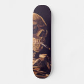 Van Gogh: Cigaret, schedel Skateboard (Voorkant)
