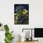 Van Gogh Cineraria in een bloempot Poster (Thuiskantoor)