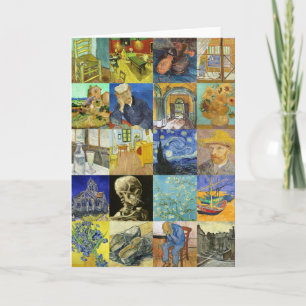 Van Gogh Collage Kaart