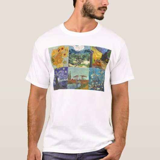 Van Gogh Collage T-shirt (Voorkant)