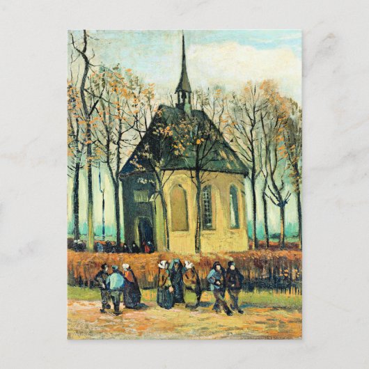 Van Gogh - Congregatie, Gereformeerde Kerk Briefkaart (Voorkant)