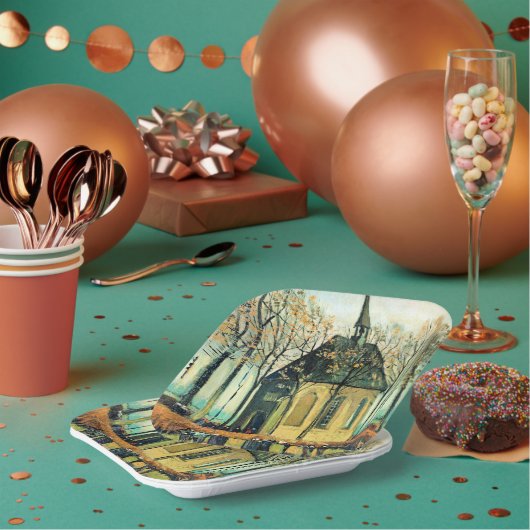 Van Gogh - Congregatie, Gereformeerde Kerk Papieren Bordje (Multi)