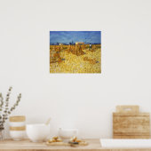 Van Gogh - Corn Harvest in Provence Poster (Keuken)