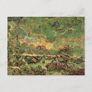Van Gogh Cottages Cypresses Reminiscence of North Briefkaart