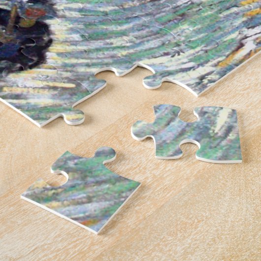 Van Gogh Country Road Cypress Artwork Legpuzzel (Zijkant)