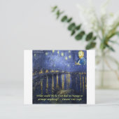 Van Gogh Courage Quote Briefkaart (Staand voorkant)
