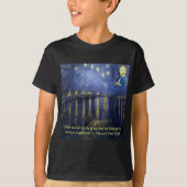 Van Gogh Courage Quote T-shirt (Voorkant)
