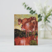 Van Gogh Cows  nog steeds levensindrukwekkende kun Briefkaart (Staand voorkant)