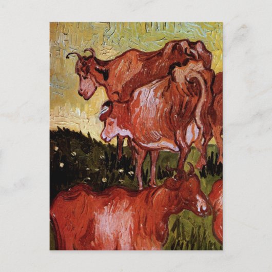 Van Gogh Cows  nog steeds levensindrukwekkende kun Briefkaart (Voorkant)