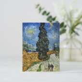 Van Gogh - Cypress tegen een Starry Sky Briefkaart (Staand voorkant)