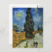 Van Gogh - Cypress tegen een Starry Sky Briefkaart (Voorkant / Achterkant)