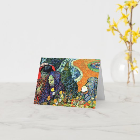 Van Gogh - Dames van Arles, Kaart (Gele Bloem)