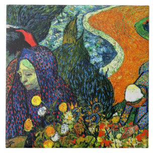 Van Gogh - Dames van Arles, Tegeltje