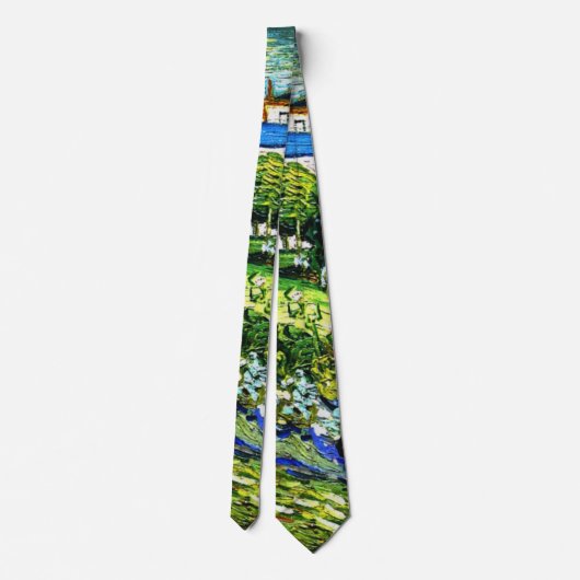 Van Gogh - Daubigny's Garden, 1890 Stropdas (Achterkant)