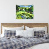 Van Gogh - Daubigny's Garden, beroemd schilderij, Canvas Afdruk (Insitu (Slaapkamer))