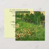 Van Gogh Daubigny's uitnodigen voor een bruiloft i Kaart (Voorkant / Achterkant)