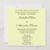 Van Gogh Daubigny's uitnodigen voor een bruiloft i Kaart (Achterkant)