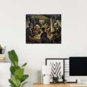 Van Gogh - De Aardappel Eters Poster (Thuiskantoor)