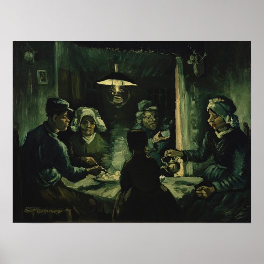 Van Gogh - De Aardappel Eters Poster (Voorkant)