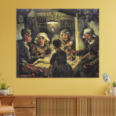 Van Gogh - De Aardappeleters Canvas Afdruk (Insitu (Woonkamer))