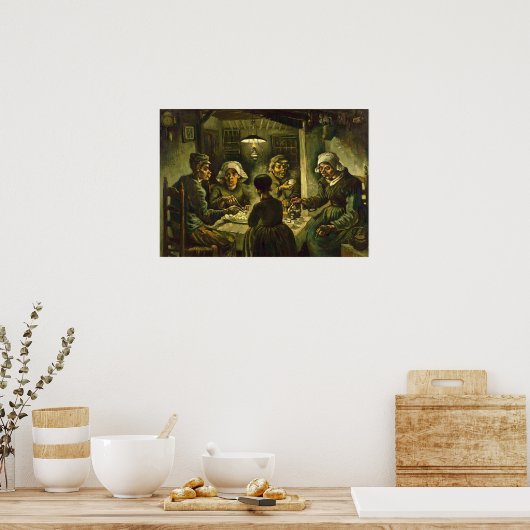 Van Gogh - de aardappeleters Poster (Keuken)