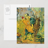 Van Gogh - De barmhartige Samaritaan Briefkaart (Voorkant / Achterkant)