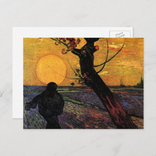 Van Gogh; de  boerenboer Briefkaart (Voorkant / Achterkant)