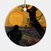 Van Gogh; de boerenboer Keramisch Ornament (Achterkant)