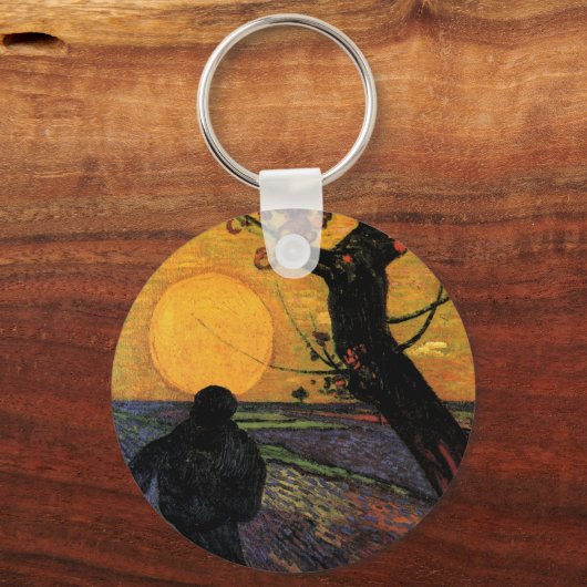 Van Gogh; de boerenboer Sleutelhanger (Voorkant)
