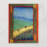 Van Gogh De brug in de Regen na Hiroshige Briefkaart<br><div class="desc">Van Gogh The Bridge in Rain after Hiroshige Briefkaart</div>