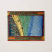 Van Gogh De brug in de Regen na Hiroshige Legpuzzel (Horizontaal)