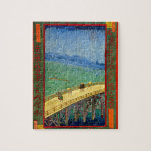 Van Gogh De brug in de Regen na Hiroshige Legpuzzel