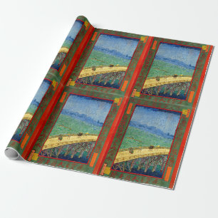 Van Gogh De Brug in de Regen naar Hiroshige Cadeaupapier