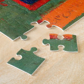 Van Gogh De Brug in de Regen naar Hiroshige Legpuzzel (Zijkant)