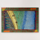 Van Gogh De Brug in de Regen naar Hiroshige Legpuzzel (Horizontaal)