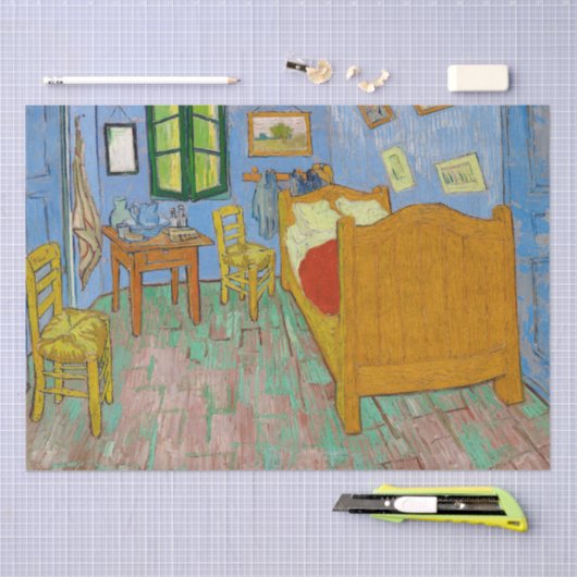 Van Gogh de bruine kleur Tissuepapier (Craft)