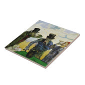 Van Gogh; de drankjes, de  Post Impressionisme Tegeltje (Zijkant)