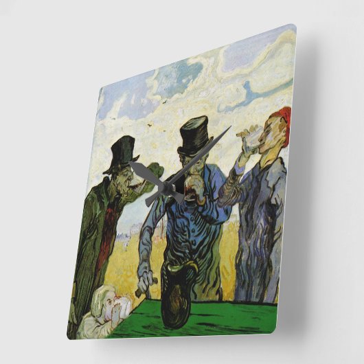 Van Gogh; de drankjes, de Post Impressionisme Vierkante Klok (Hoek)