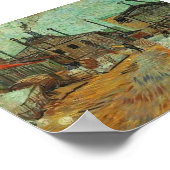 Van Gogh - de fabriek in Asnieres Poster (Hoek)