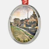 Van Gogh: De fabriek van Enthoven aan de Zieken Metalen Ornament (Links)