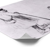 Van Gogh - De Goat Herd Poster (Hoek)