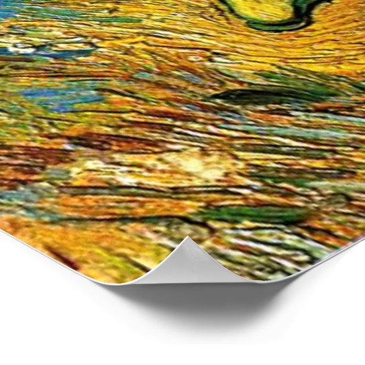 Van Gogh - De Goede Samaritaan Poster (Hoek)