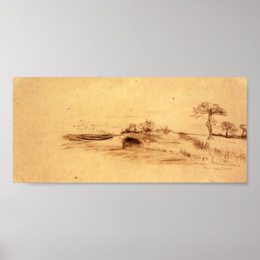 Van Gogh - De grot van Machpelah Poster (Voorkant)